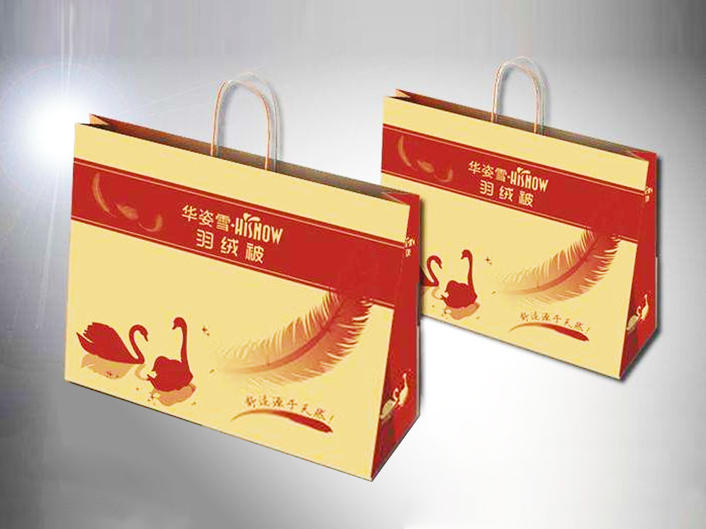 环保纸手提袋服装牛皮纸袋白牛皮纸食品